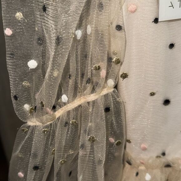 NWT 400.00 ATOIR Blush Embroidered Tulle Miss Polly Dress NWT Size XS /6 - Picture 10 of 14